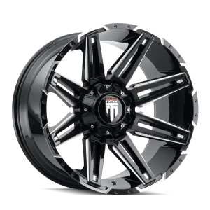 American Truxx – BOOM – Black – 18″x9″ -12mm – Summer Wheels – AT1903-8937M-12